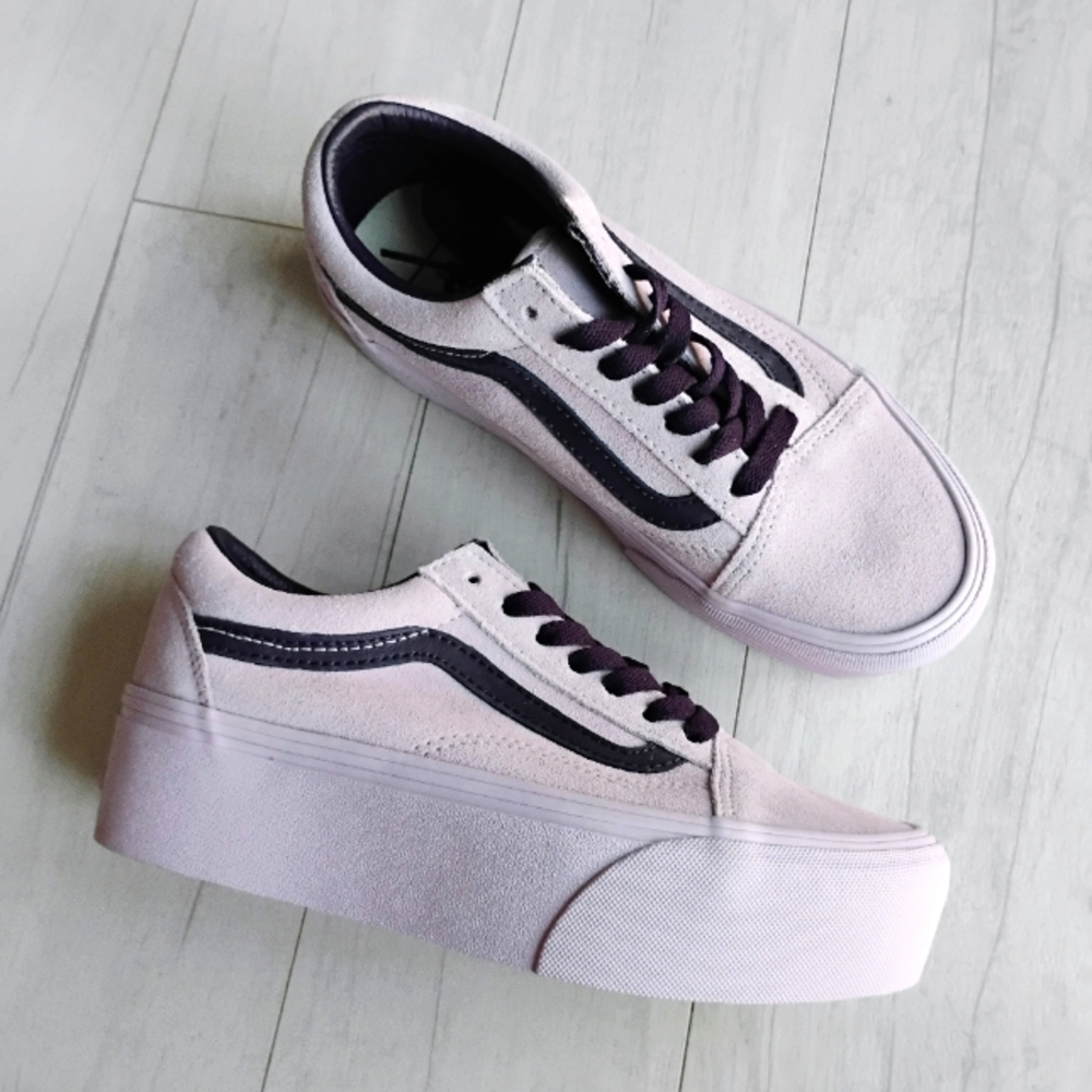 VANS NEW Old Skool Stacked Platform Shoes